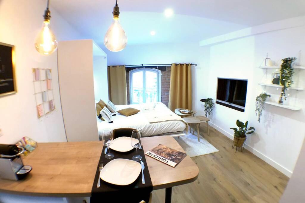 Le Floral - Hypercentre Capitole # Parking Prive # Queen Size Toulouse Bagian luar foto
